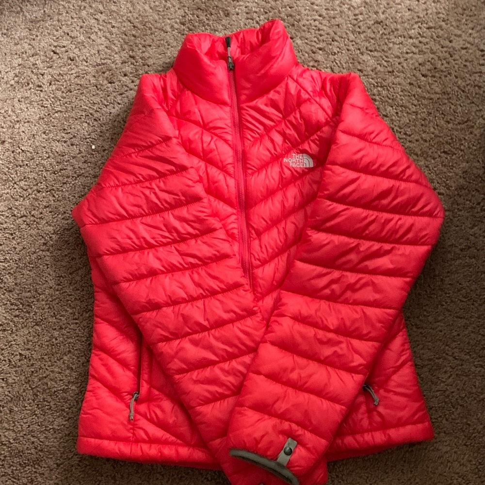 The North Face Vibrant Red Quilted Jacket